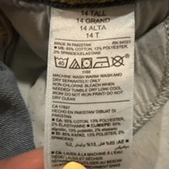 Women's Old Navy Rockstar Super Skinny Jeans Size 14 Tall Blue Denim - Picture 4 of 9